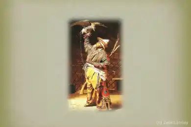 Картина В.Верещагина «Богатый казахский охотник с соколом», 1871 год