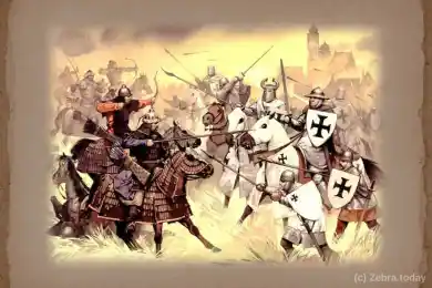 Битва под городом Легница между ордынцами и польско-немецким войском в 1241 году