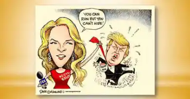 Мегин Келли и Дональд Трамп