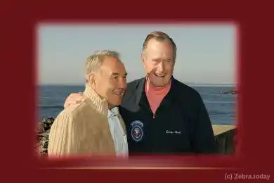 Нурсултан Назарбаев и Джордж Буш-старший