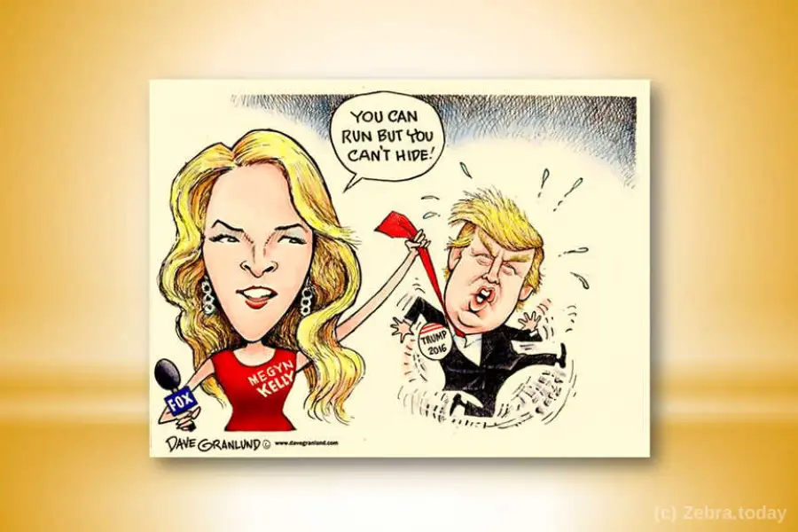 Мегин Келли и Дональд Трамп
